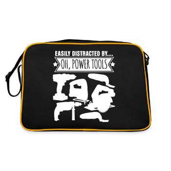 Craftsman Power Tools Best Electric Tool - Retro Bag - black/gold - Back