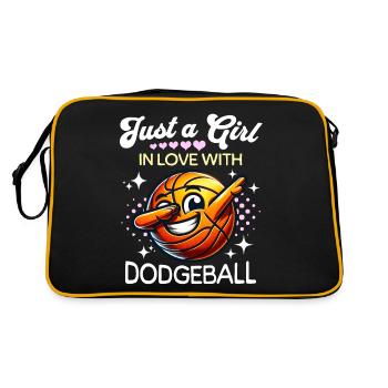 Dodgeball Filles - Sac Retro - noir/or - Dos