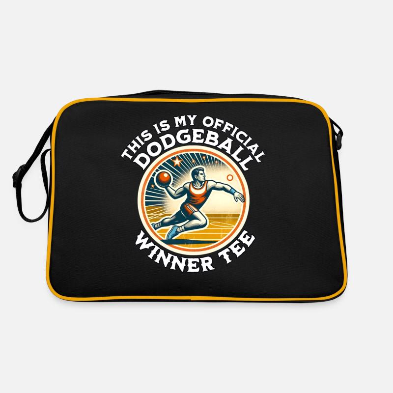 Dodgeball Spieler Retro Tasche