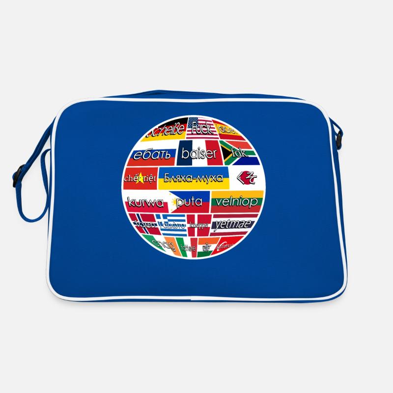 Misanthrope Grumpy Curse Words Retro Bag