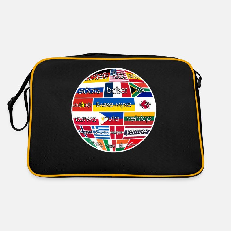 Misanthrope Mots de malédiction Sac Retro