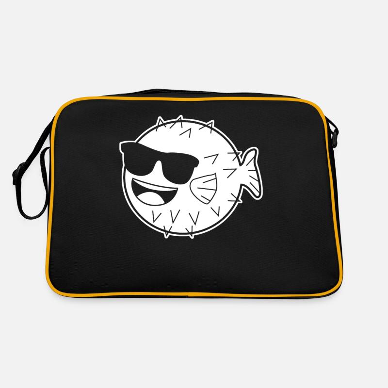 Puffer Fish Sunglasses Pufferfish Retro Bag