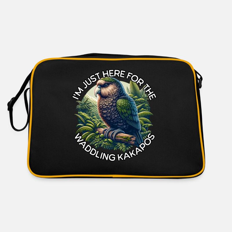 Kakapo Night Parrot Retro Bag