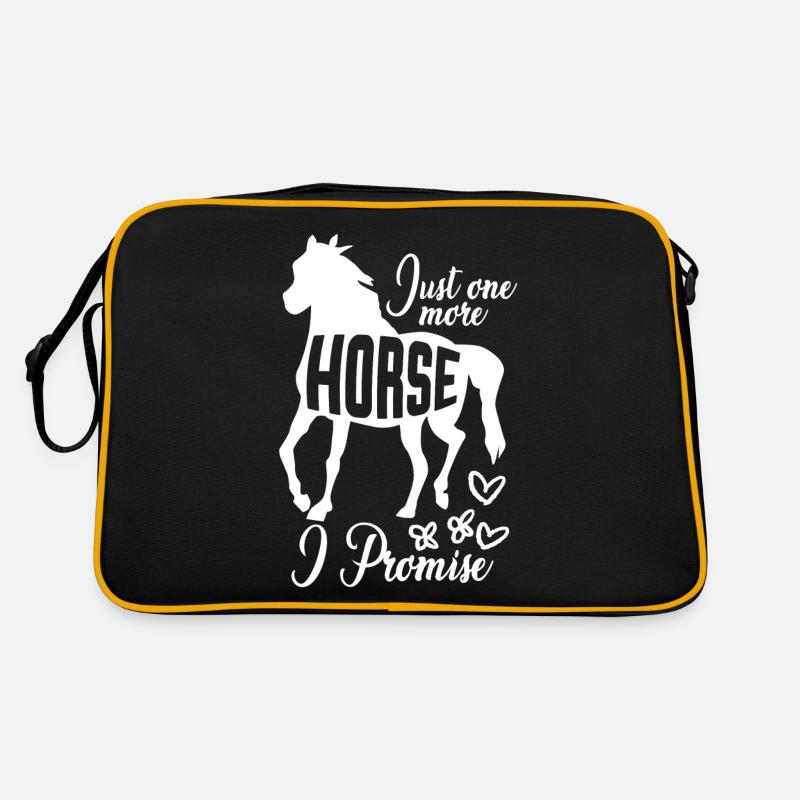 Haflinger étalon cheval équitation Sac Retro