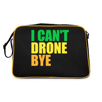 FPV Drone Pilot Drones Quadcopter - Retro Bag - black/gold - Back