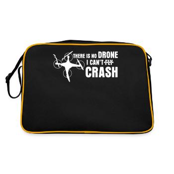 Quadcopter Drone Crash FPV Drones - Retro Bag - black/gold - Back