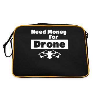 Drone FPV Drones Quadcopter - Retro Bag - black/gold - Back