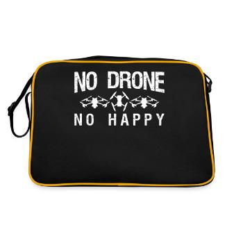 FPV Drone Drones Quadcopter - Retro Bag - black/gold - Back