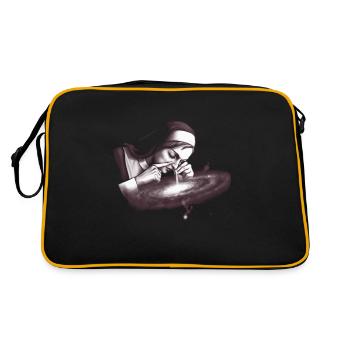 Nun's Art Meets Controversy - Retro Bag - black/gold - Back