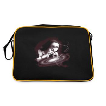 Nun's Art Meets Controversy - Retro Bag - black/gold - Back