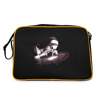 Nun's Art Meets Controversy - Retro Bag - black/gold - Back