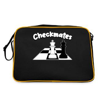 Chess Player Chess Board - Retro Bag - black/gold - Back