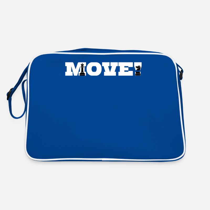 Move Chess Pieces Chess Player Retro Bag