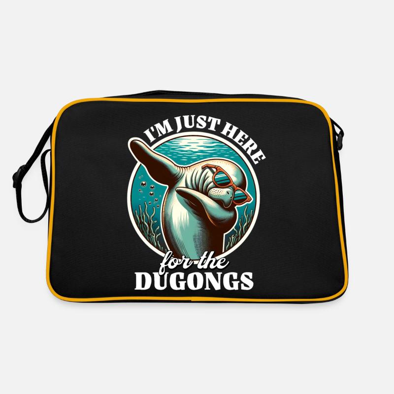 Funny Manatee Sayings Retro Bag