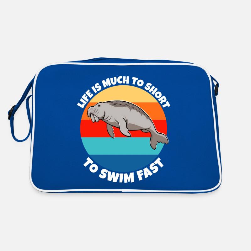 Manatee Sayings Retro Bag