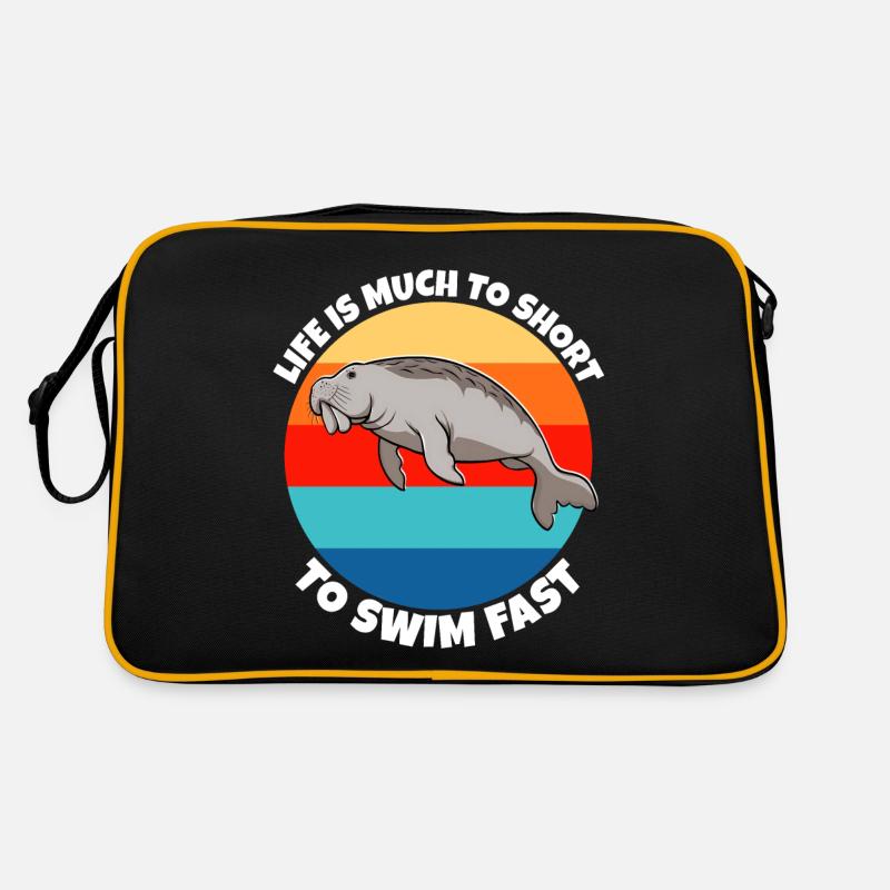Manatee Sayings Retro Bag