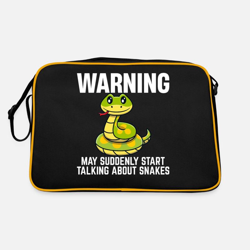 Drôle de serpent Herpétologiste Reptile de compagnie Phyton Sac Retro