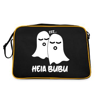 Sommeil Fatigué Dormir Lit Sieste - Sac Retro - noir/or - Dos