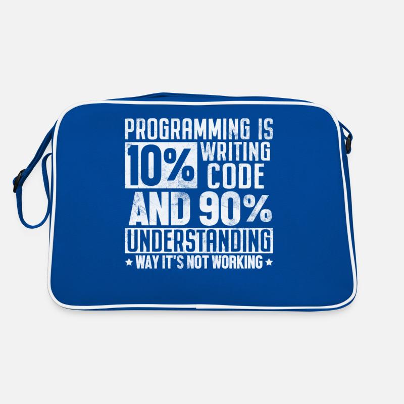 Programmierung Lustig Software Ingenieur Computer Retro Tasche