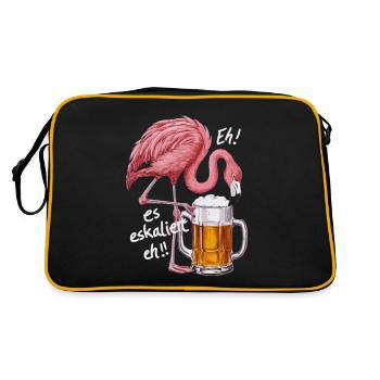 De toute façon, la situation s’intensifie ! – Flamingo pour les fêtards - Sac Retro - noir/or - Dos