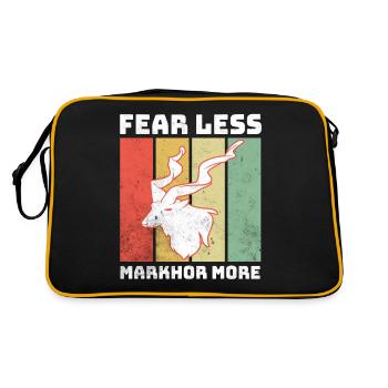 Markhor Screw Goat - Retro Bag - black/gold - Back