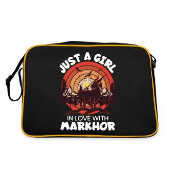 Girl Loves Screw Goat - Retro Bag - black/gold - Back