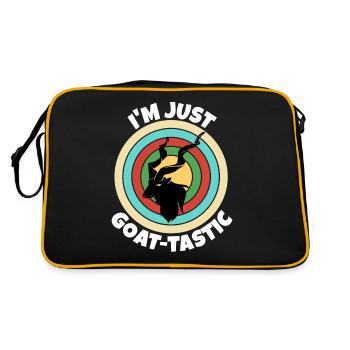 Screw goat Markhor - Retro Bag - black/gold - Back