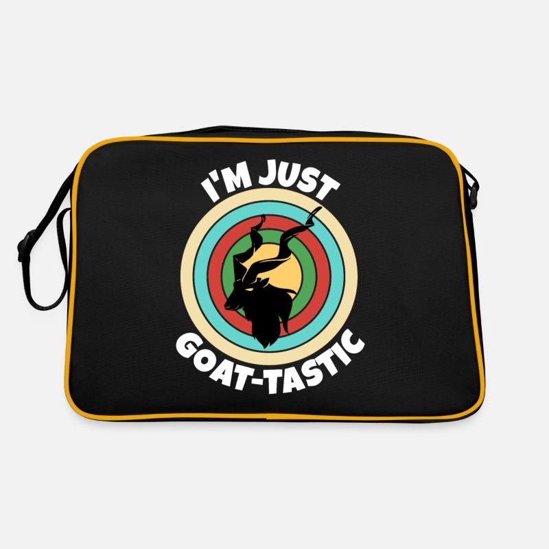 Schraubenziege Markhor Retro Tasche