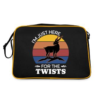 Markhor Screw Goat - Retro Bag - black/gold - Back