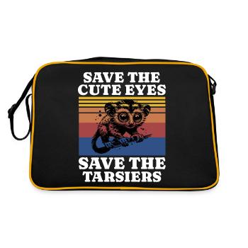 Sauvez Tarsier - Sac Retro - noir/or - Dos