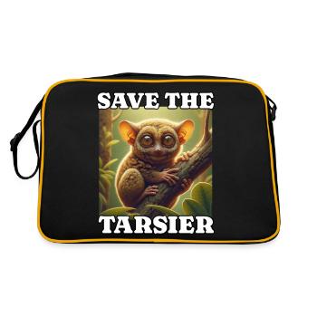 Save tarsier - Retro Bag - black/gold - Back