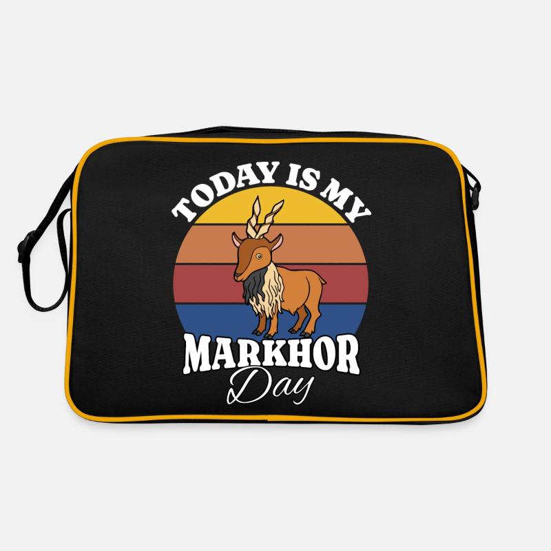 Schraubenziege Markhor Retro Tasche