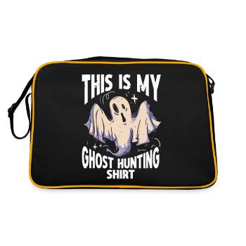 C’est ma chemise de chasse aux fantômes Chasseur paranormal - Sac Retro - noir/or - Dos