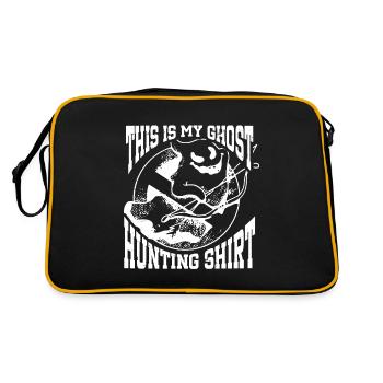 C’est ma chemise de chasse aux fantômes Chasseur paranormal - Sac Retro - noir/or - Dos