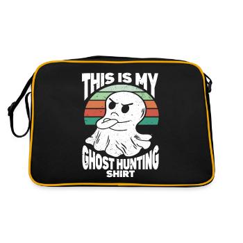 C’est ma chemise de chasse aux fantômes Chasseur paranormal - Sac Retro - noir/or - Dos