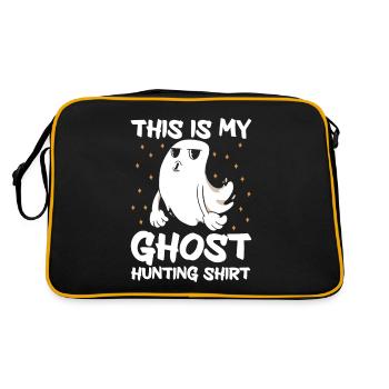 C’est ma chemise de chasse aux fantômes Chasseur paranormal - Sac Retro - noir/or - Dos