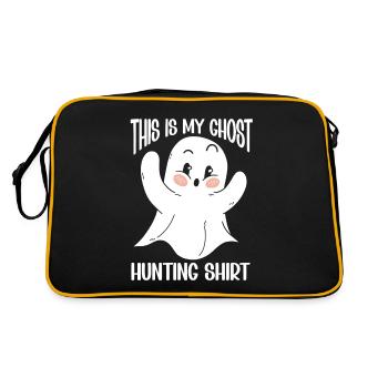 C’est ma chemise de chasse aux fantômes Chasseur paranormal - Sac Retro - noir/or - Dos