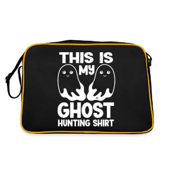 C’est ma chemise de chasse aux fantômes Chasseur paranormal - Sac Retro - noir/or - Dos
