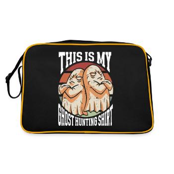 C’est ma chemise de chasse aux fantômes Chasseur paranormal - Sac Retro - noir/or - Dos