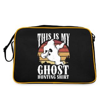 C’est ma chemise de chasse aux fantômes Chasseur paranormal - Sac Retro - noir/or - Dos
