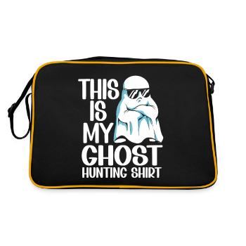 C’est ma chemise de chasse aux fantômes Chasseur paranormal - Sac Retro - noir/or - Dos