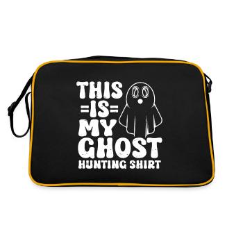 C’est ma chemise de chasse aux fantômes Chasseur paranormal - Sac Retro - noir/or - Dos
