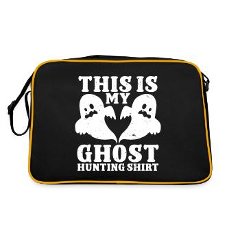 C’est ma chemise de chasse aux fantômes Chasseur paranormal - Sac Retro - noir/or - Dos