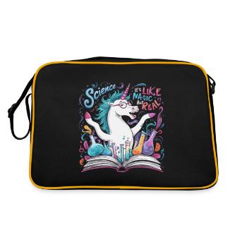 C’est comme de la magie mais réel - Sac Retro - noir/or - Dos