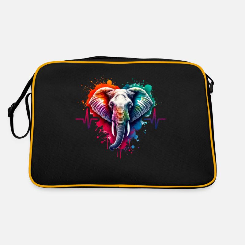 Cardio Sumatra Elephant ECG Retro Bag