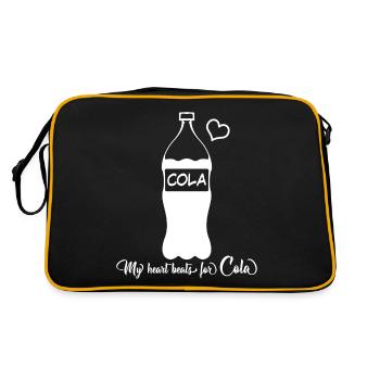 Cola Bottle Lemonade Soft Drinks - Retro Bag - black/gold - Back