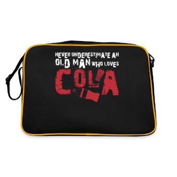 Cola Joke Lemonade Soft Drinks - Retro Bag - black/gold - Back