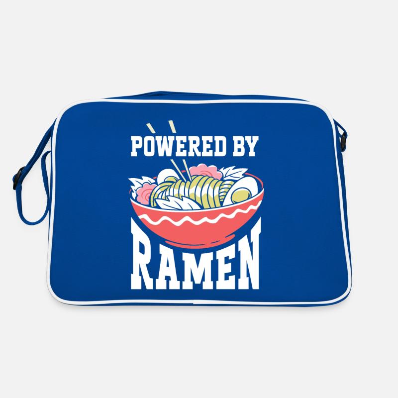 Propulsé par Ramen Anime Soupe Japonaise Cup Noodle Sac Retro