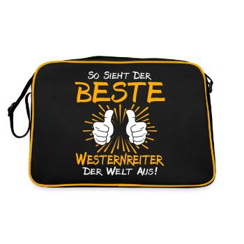 Idée cadeau westernwestern rider - Sac Retro - noir/or - Dos
