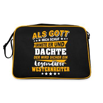Western Riders Western Riding - Retro Bag - black/gold - Back